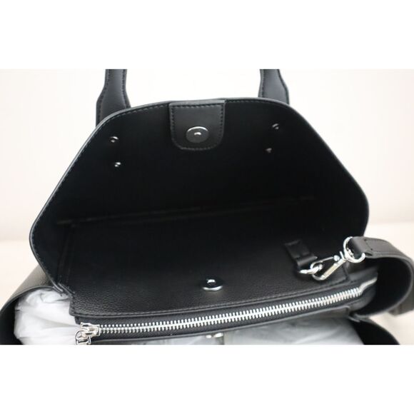 DKNY R53DAN01 Black PU Leather Marla Triple Compartment Shoulder/X-body Bag - Picture 10 of 16